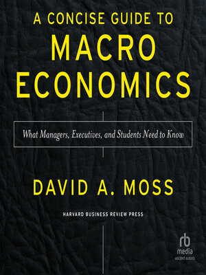 cover image of A Concise Guide to Macroeconomics